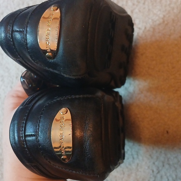 Michael Kors Black Leather Loafers - Picture 6 of 6